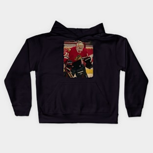 Jeff Hackett, 1995 in Chicago Blackhawks (2.47 GAA) Kids Hoodie